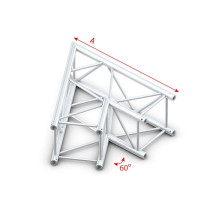 Pro-40 Square F Truss - Corner - Heavy Duty QCLF20 - angolo da 60° - F