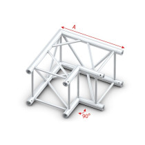 Pro-40 Square F Truss - Corner - Heavy Duty QCLF21 - angolo da 90° - F