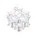 Pro-40 Square F Truss - Cross + Down 5-way QCLF51 - angolo da 90° - impiego gravoso - F