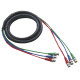 FV02 - 3 BNC to 3 BNC Ø 6 mm 3 m