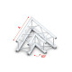 Pro-30 Square G Truss - Corner - Heavy Duty QCVU20 - 60° corner - heavy duty - silver - G