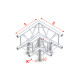 Pro-30 Square G Truss - Corner 3-way QLVU30 - 90° corner - heavy duty - silver - G
