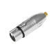 Da XLR 3P femmina a RCA femmina