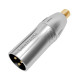 Da XLR 3P maschio a RCA femmina