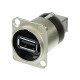 USB D-size Alloggiamento in nichel