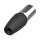 XLR 3P Connector male TOP Contatti dorati - alloggiamento in acciaio nero
