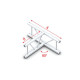 Pro-30 Step P Truss - Cross VB36 - 90° corner - vertical