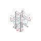 Pro-30 Triangle P Truss - Cross up/down 6-way - 50 cm ACB61sp - 90° corner - silver - P