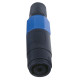Speaker 4P Connector - female Cappuccio finale blu - femmina