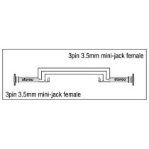 XGA02 - mini-jack/F to mini-jack/F