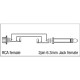XGA06 - RCA/F to Jack/M mono