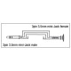XGA08 - mini-jack/M stereo to mini-jack/F - 90°