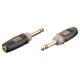 XGA11 - Jack/M mono to mini-jack/F - incl. 2x 10 kilo-Ohm resistors Inclusi 2 resistori da 10 kilo-Ohm