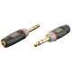 XGA12 - Jack/M stereo to mini-jack/F - incl. 2x 10 kilo-Ohm resistors Inclusi 2 resistori da 10 kilo-Ohm