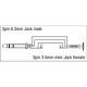 XGA13 - Jack/M stereo to mini-jack/F