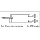 XGA17 - mini-jack/M stereo to 2x RCA/F