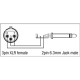 XGA23 - XLR/F 3P to Jack/M mono