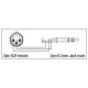 XGA24 - XLR/F 3P to Jack/M stereo