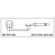 XGA27 - XLR/M 3P to Jack/M mono