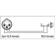 XGA33 - XLR/F 3P to RCA/F