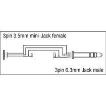 XGA39 - mini-jack/F to Jack/M stereo