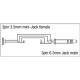 XGA39 - mini-jack/F to Jack/M stereo