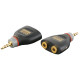 XGA44 - mini-jack/M stereo to 2 x mini-jack/F - incl. 4 x 10 kOhm resistors Inclusi 4 resistori da 10 kOhm