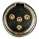 N-CON Mini XLR 4P Plug - male Maschio