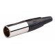 N-CON Mini XLR 4P Plug - male Maschio