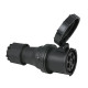 CEE 125 A/400 V 5-pin Plug female Nero - IP67