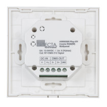 Pannello a parete Play-XV zona singola RGBW RF-DMX