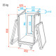 Combi Case Custodia combo 16+14U