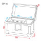 Pro Case for 6 Mics Con scomparto per accessori e schiuma preformata