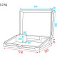 Case for Light Controller 6U Scatola di trasporto