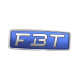 Logo FBT Adesivo in Resina 87x29 mm per Serie Mitus HiMaxX J Ricambio Originale