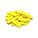 Slow-fall confetti rectangles - Yellow