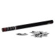 Handheld Cannon 80 cm metallic confetti - Silver