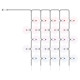 Capsule Curtain 5 x 50 RGB LED - clear
