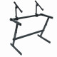 Z/726L Supporto per Tastiera con Struttura a Z e Doppio Livello