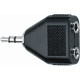 AD/20 Adattatore miniJack TRS Stereo 3.5/2x Presa miniJack TRS Stereo 3.5
