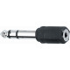 AD/21 Adattatore Jack TRS Stereo 6.3/Presa miniJack TRS Stereo 3.5