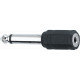 AD/22 Adattatore Jack TS Mono 6.3/Presa Jack TS Mono 3.5