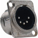NC/337-K XLR 5 poli maschio da pannello