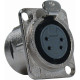 NC/346-K XLR 4 poli femmina da pannello