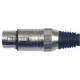 NC/354-K Connettore Cannon XLR 3 Poli Femmina in Metallo
